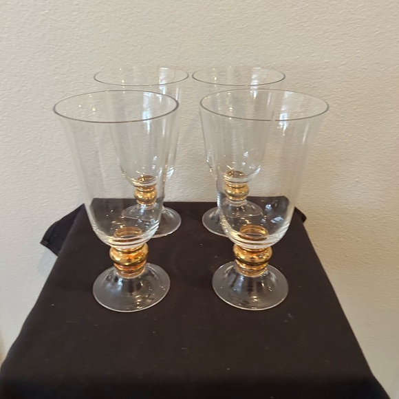 Set of 4 William Sonoma, large ice tea glasses. - Picture 3 of 10